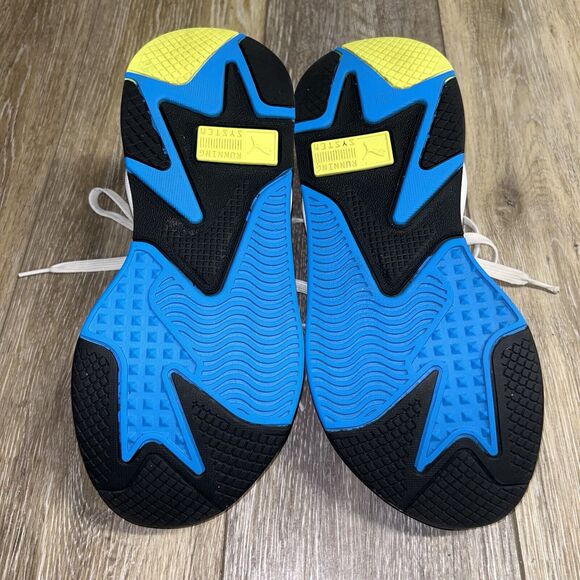 Puma RS-X 8W Jr Kids Youth US Size 5.5C 375894-01 Sneaker Shoes White Blue Black - Picture 10 of 11